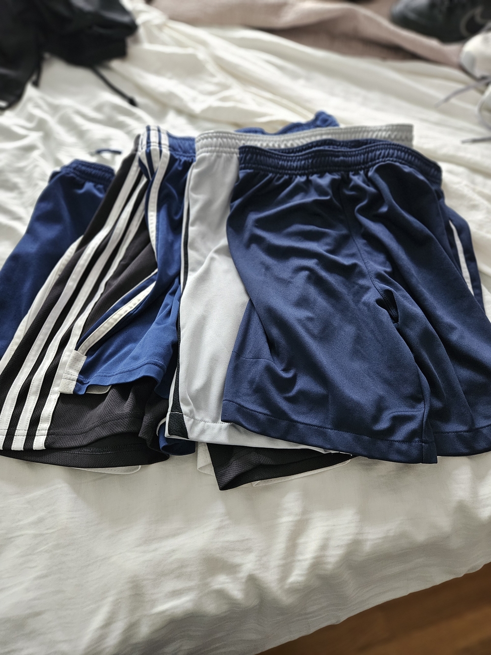 Nike And Adidas Youth L Soccer Shorts